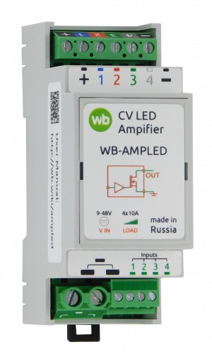 Возможности диммера светодиодных лент Wirenboard WB-MRGBW-D (выход прошивки 3.0)